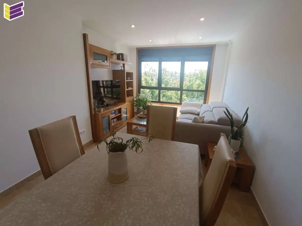 Sala d'estar de Pis en venda en Ponteareas amb Aire condicionat, Calefacció i Traster