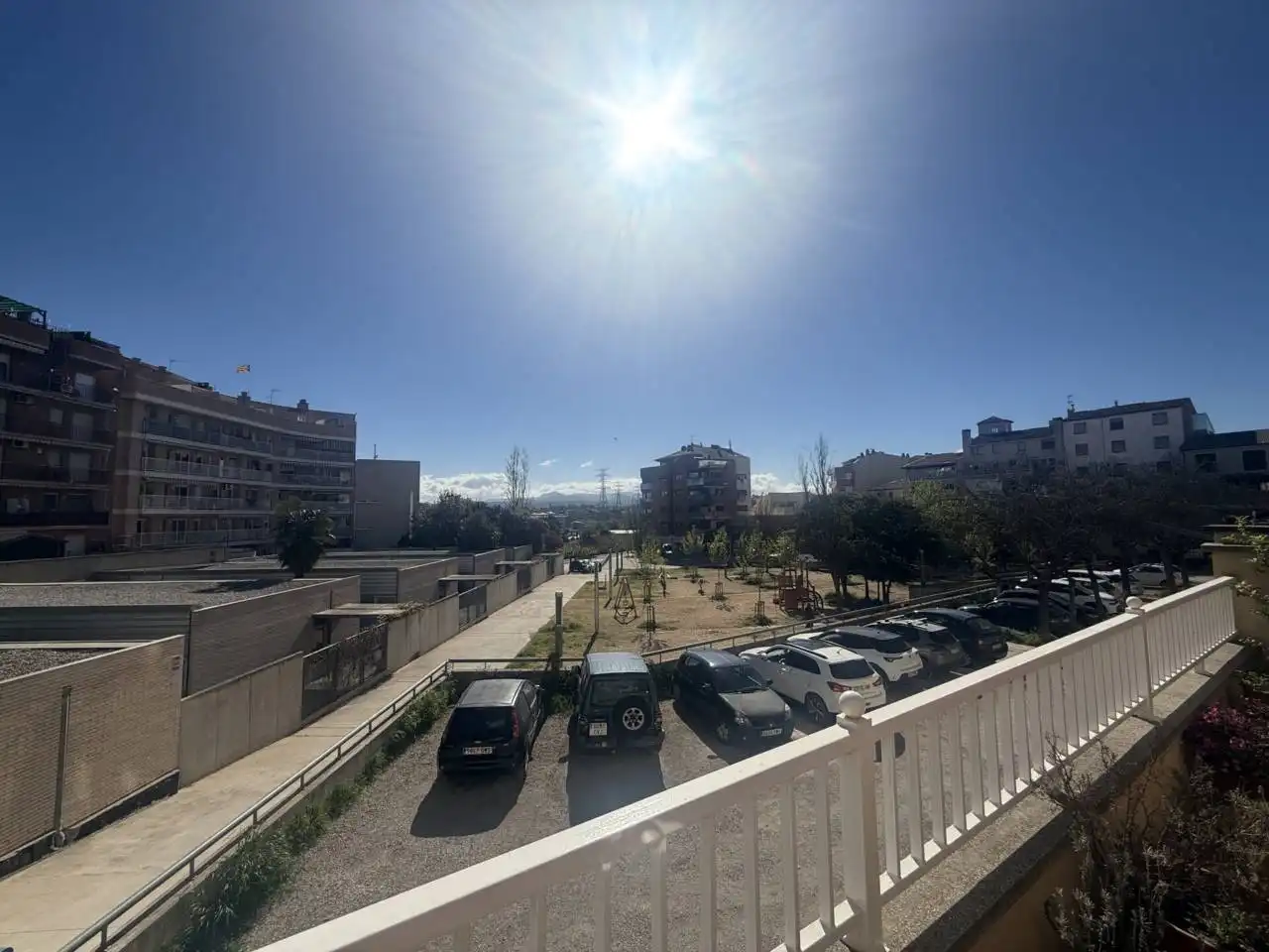 Vista exterior de Piso en venta en Manresa con Calefacción, Jardín privado y Terraza