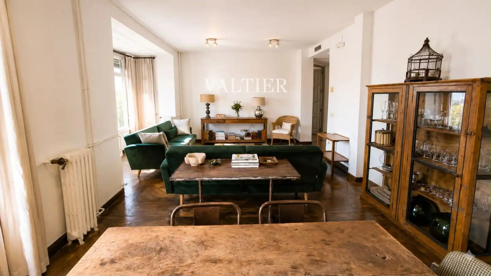 Wohnzimmer von Wohnung zur Miete in Madrid mit Klimaanlage, Heizung und Terrasse