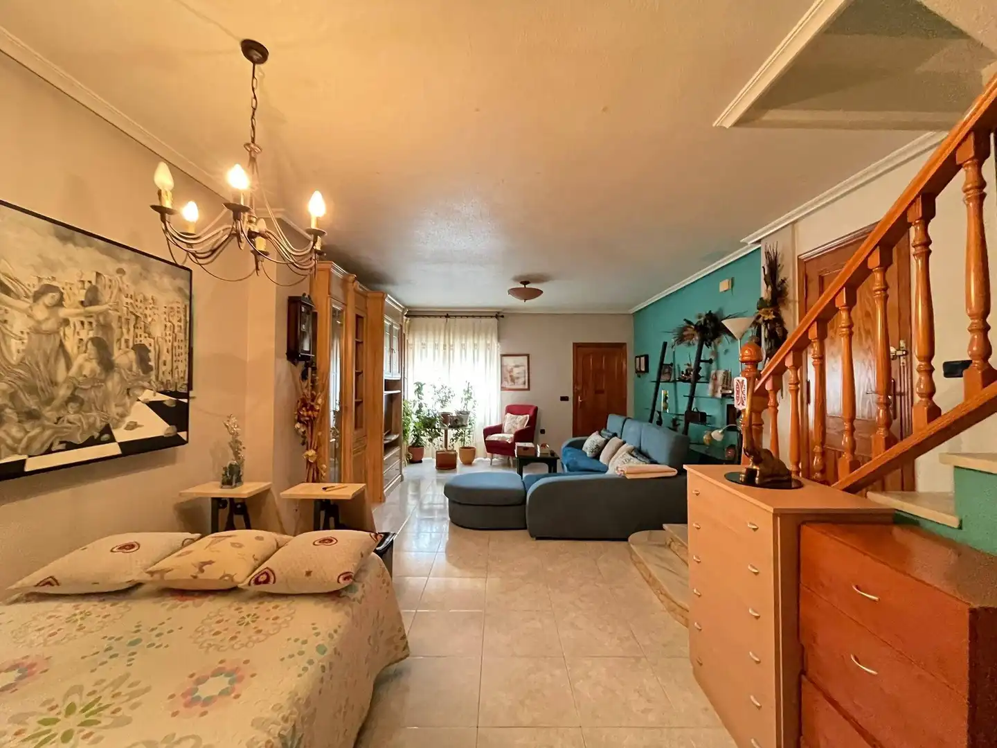 Sala de estar de Dúplex en venta en Elche / Elx con Aire acondicionado
