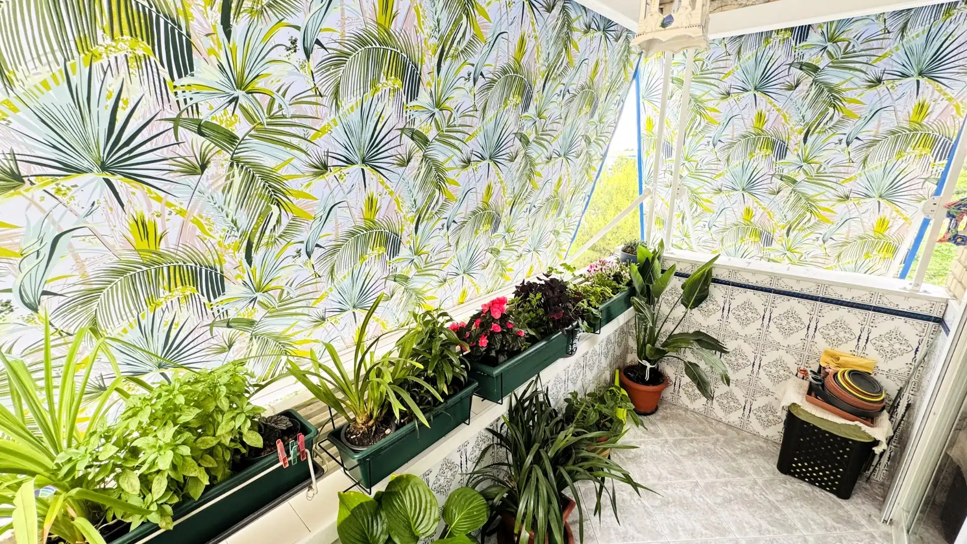 Balcony of Flat for sale in Parla  with Air Conditioner, Heating and Private garden