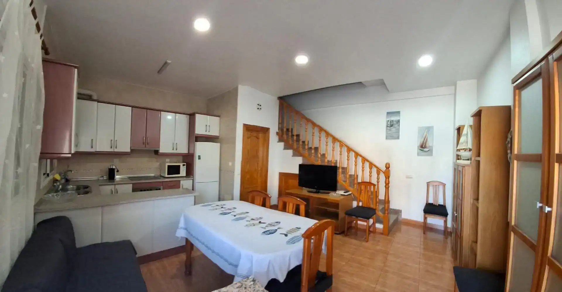 Küche von Maisonette zur Miete in Cabo de Gata mit Klimaanlage, Möbliert und Ofen