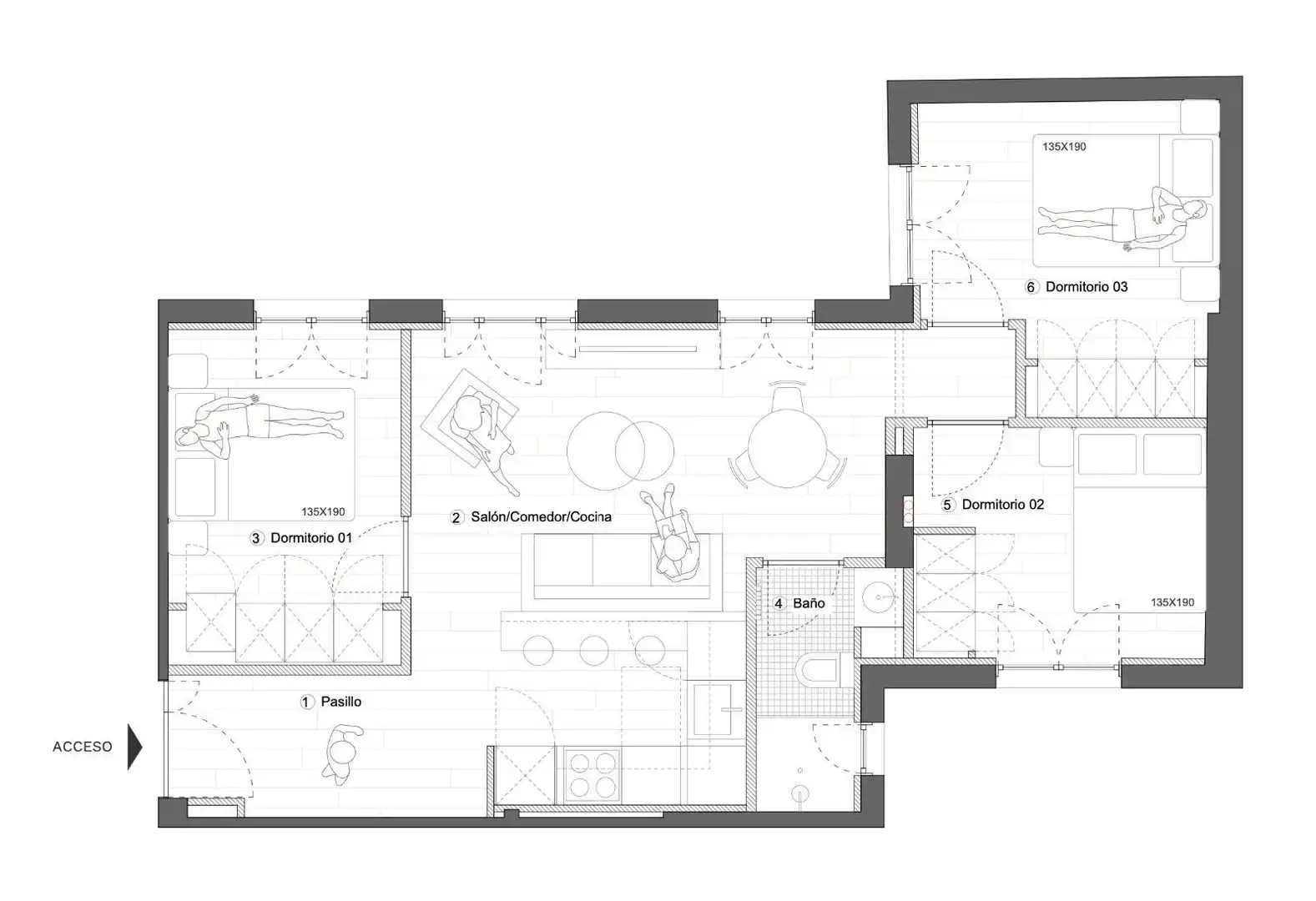 Appartement avec ascenseur à louer à Concepcion Jeronima, imagen 29