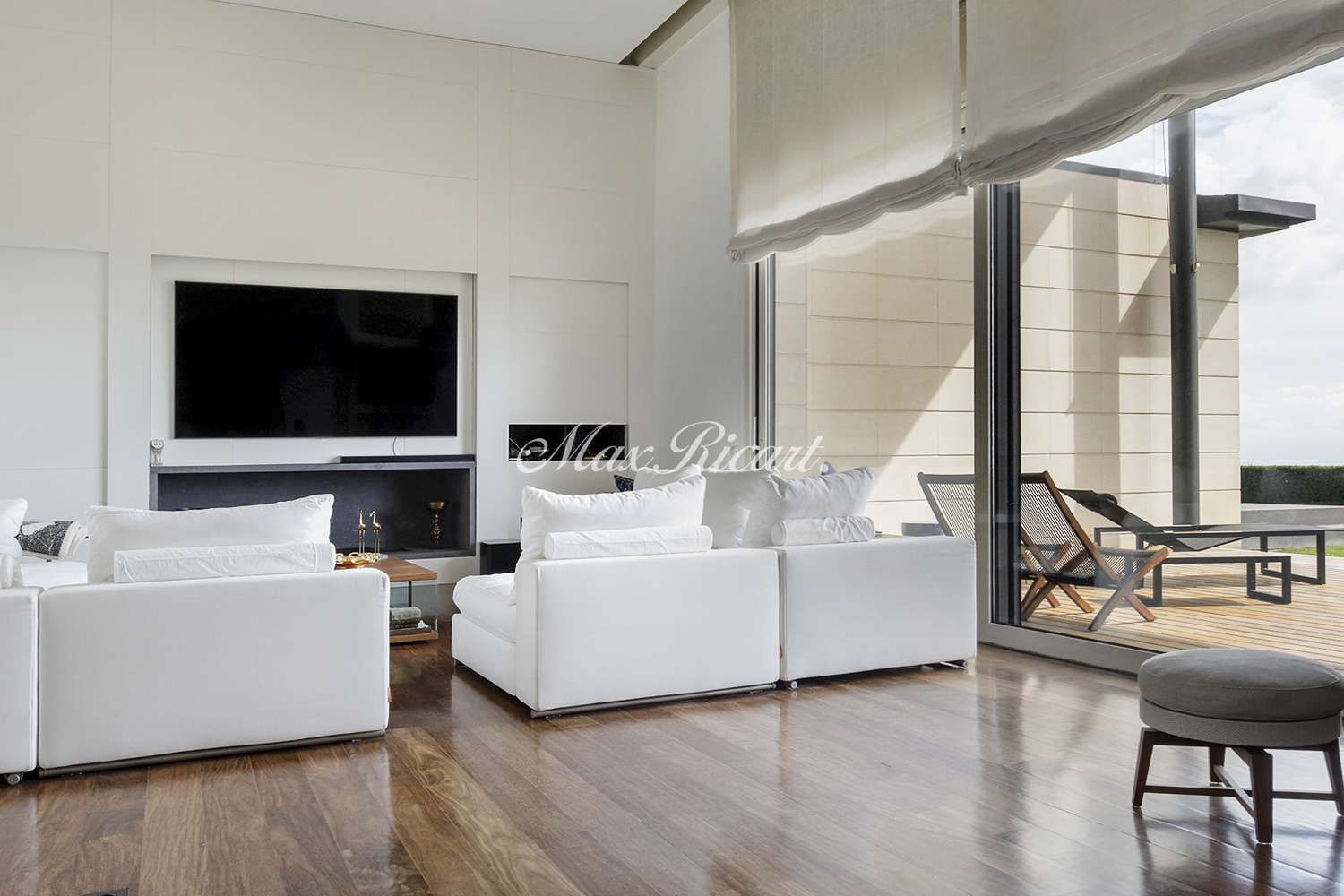Sala d'estar de Casa o xalet en venda en  Barcelona Capital amb Aire condicionat, Calefacció i Terrassa