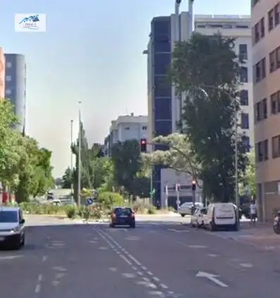 Exterior view of Flat for sale in Madrid  with Private garden and Community pool