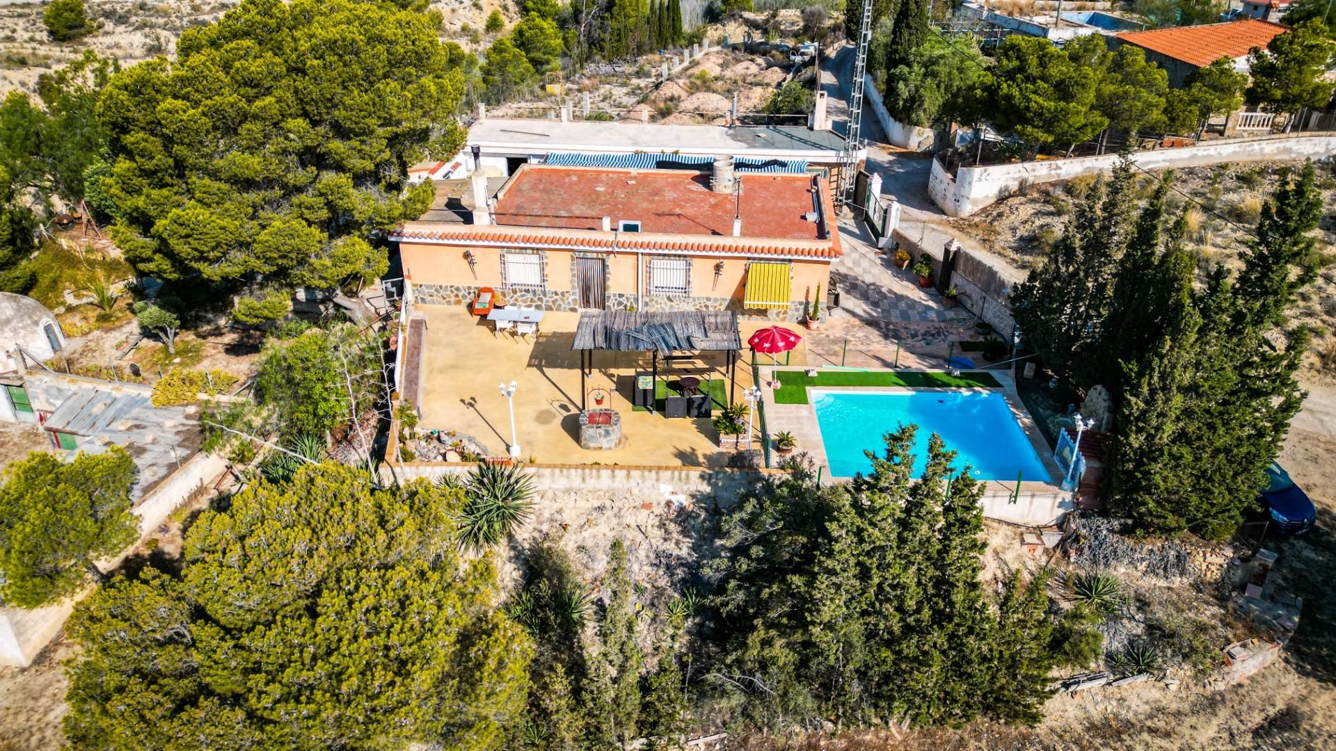 Exterior view of House or chalet for sale in Agost  with Private garden and Community pool