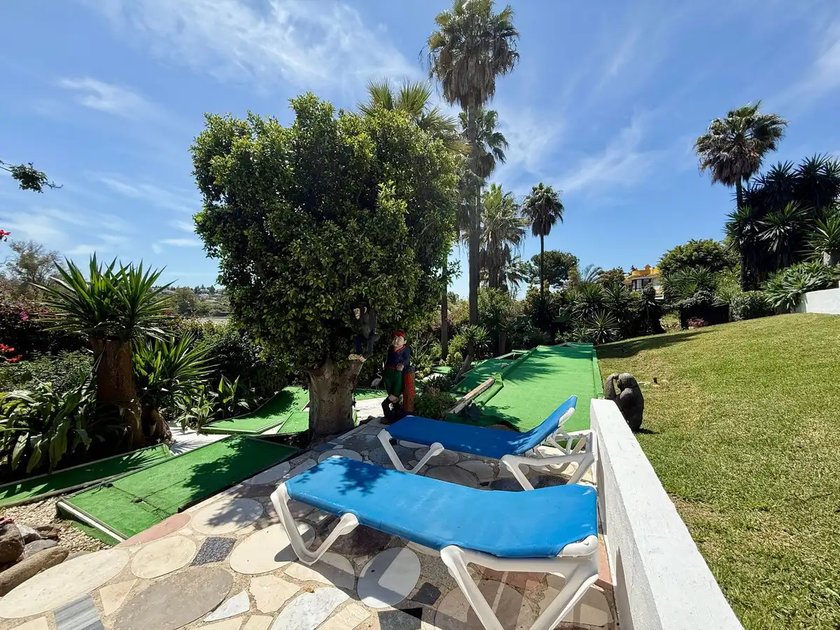 Jardín de Casa o chalet de alquiler en Marbella con Aire acondicionado, Jardín privado y Piscina