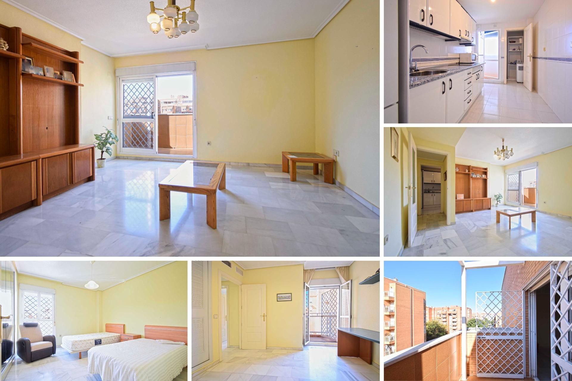 Exterior view of Flat for sale in  Sevilla Capital  with Air Conditioner, Heating and Private garden