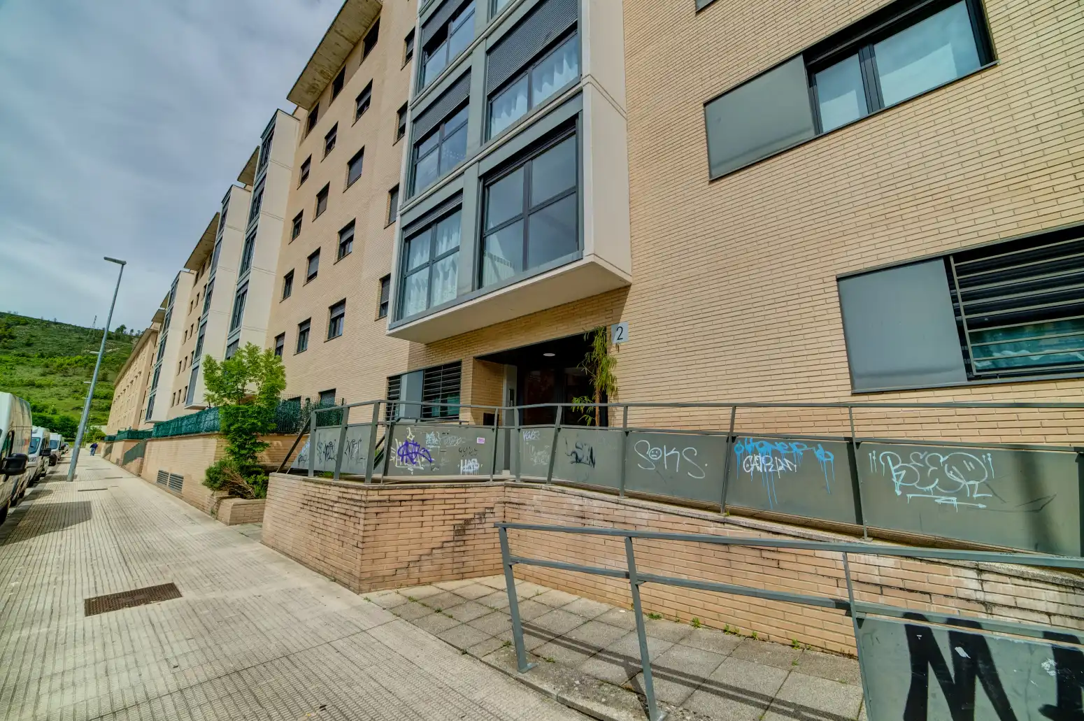 Vista exterior de Piso en venta en  Pamplona / Iruña con Calefacción y Trastero