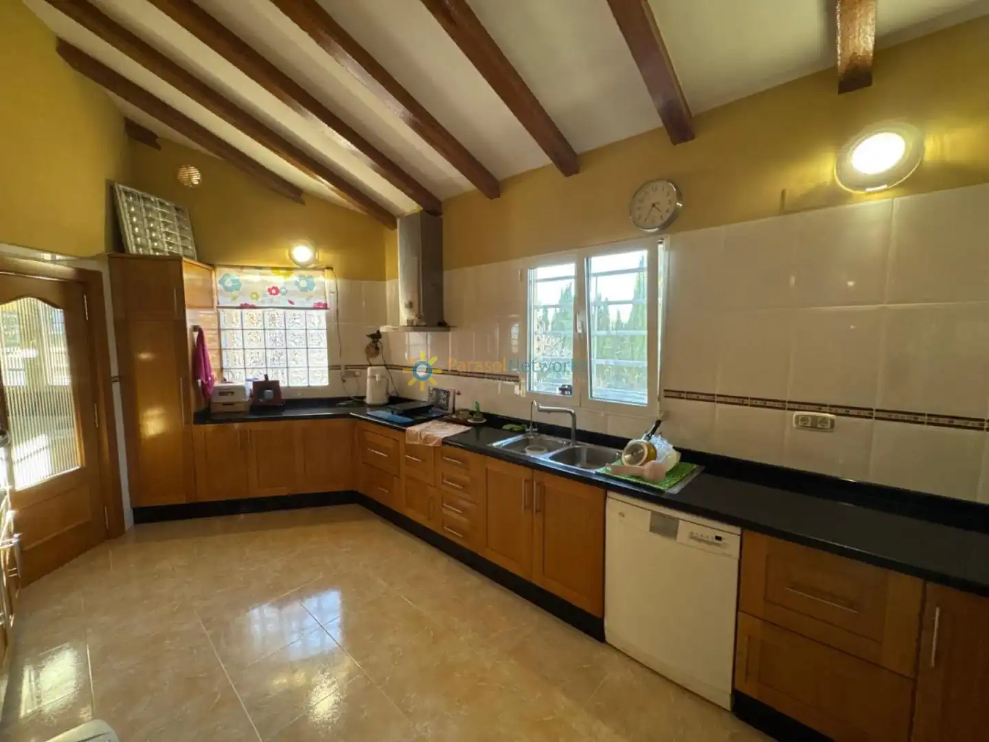 Cocina de Casa o chalet en venta en Benigànim con Aire acondicionado, Jardín privado y Terraza