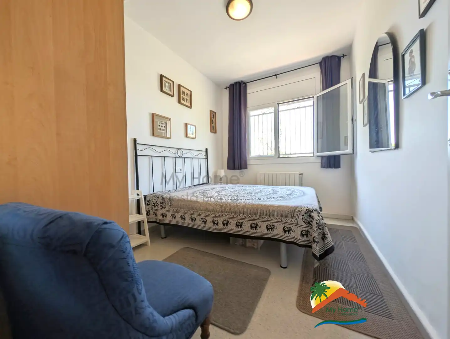 Schlafzimmer von Haus oder Chalet zum Verkauf in Lloret de Mar mit Heizung, Privatgarten und Terrasse