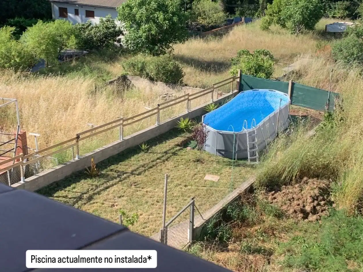 Swimming pool of Houses for sale in Vallirana  with Air Conditioner, Terrace and Balcony