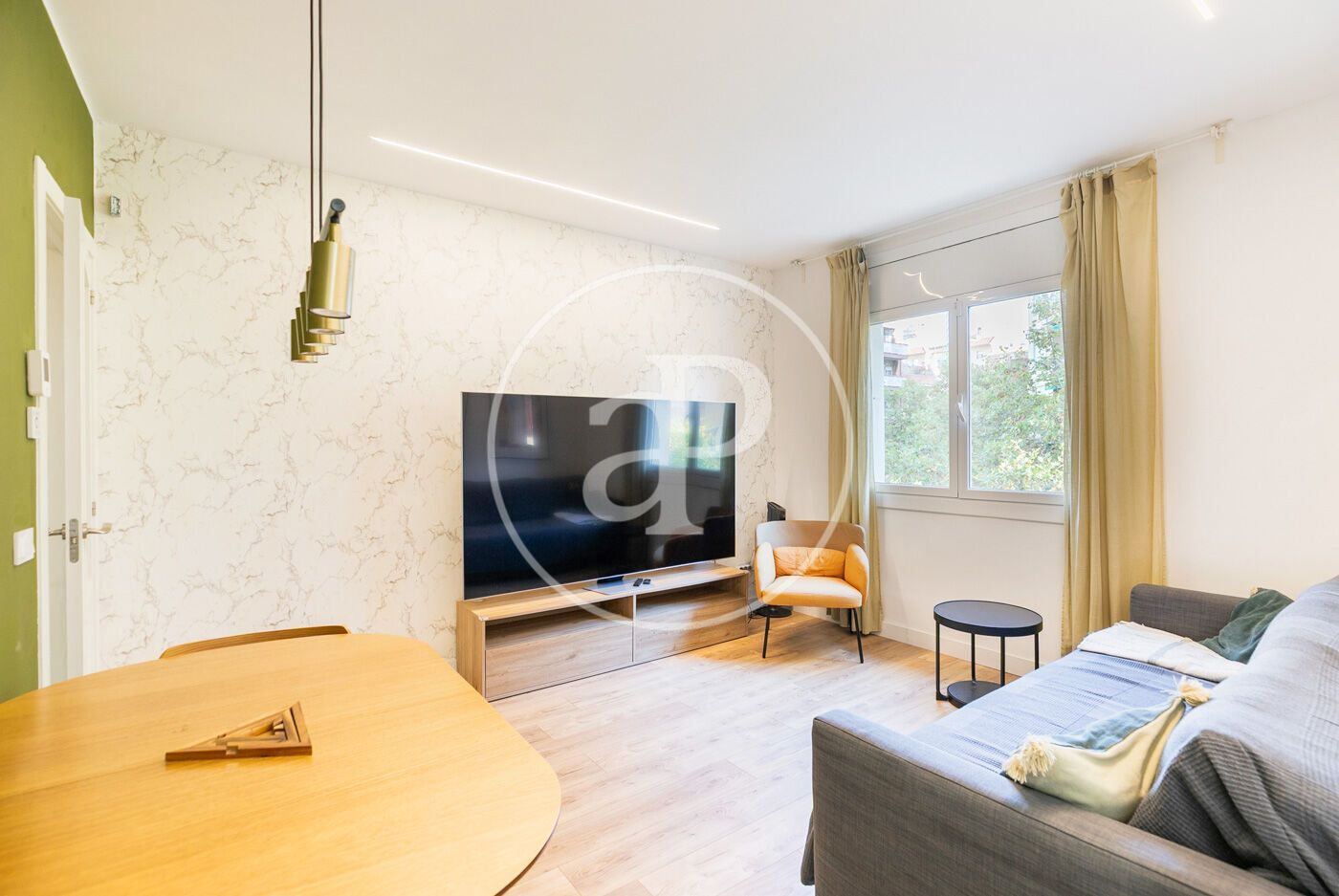 Sala de estar de Piso en venta en  Barcelona Capital con Calefacción