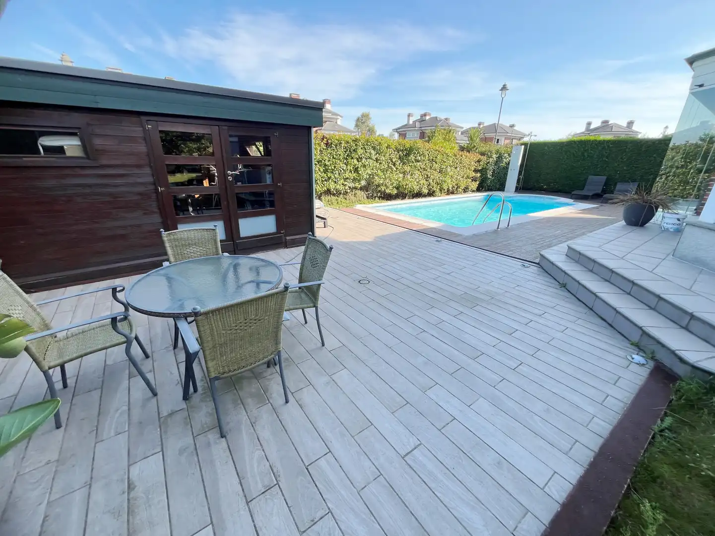 Terrassa de Casa o xalet en venda en Corvera de Asturias amb Calefacció, Parquet i Terrassa