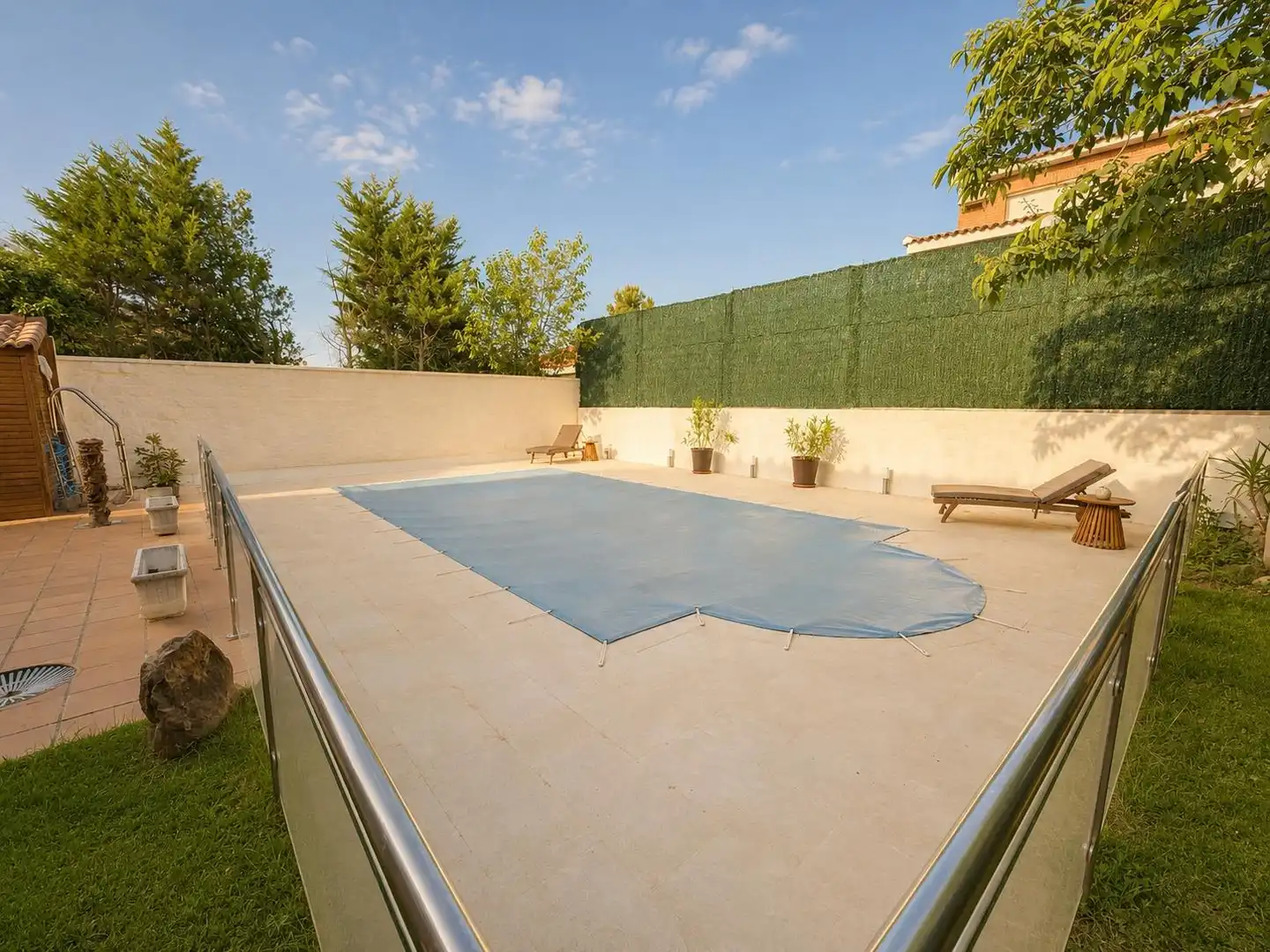 Piscina de Casa o chalet en venta en Arganda del Rey con Aire acondicionado, Calefacción y Jardín privado