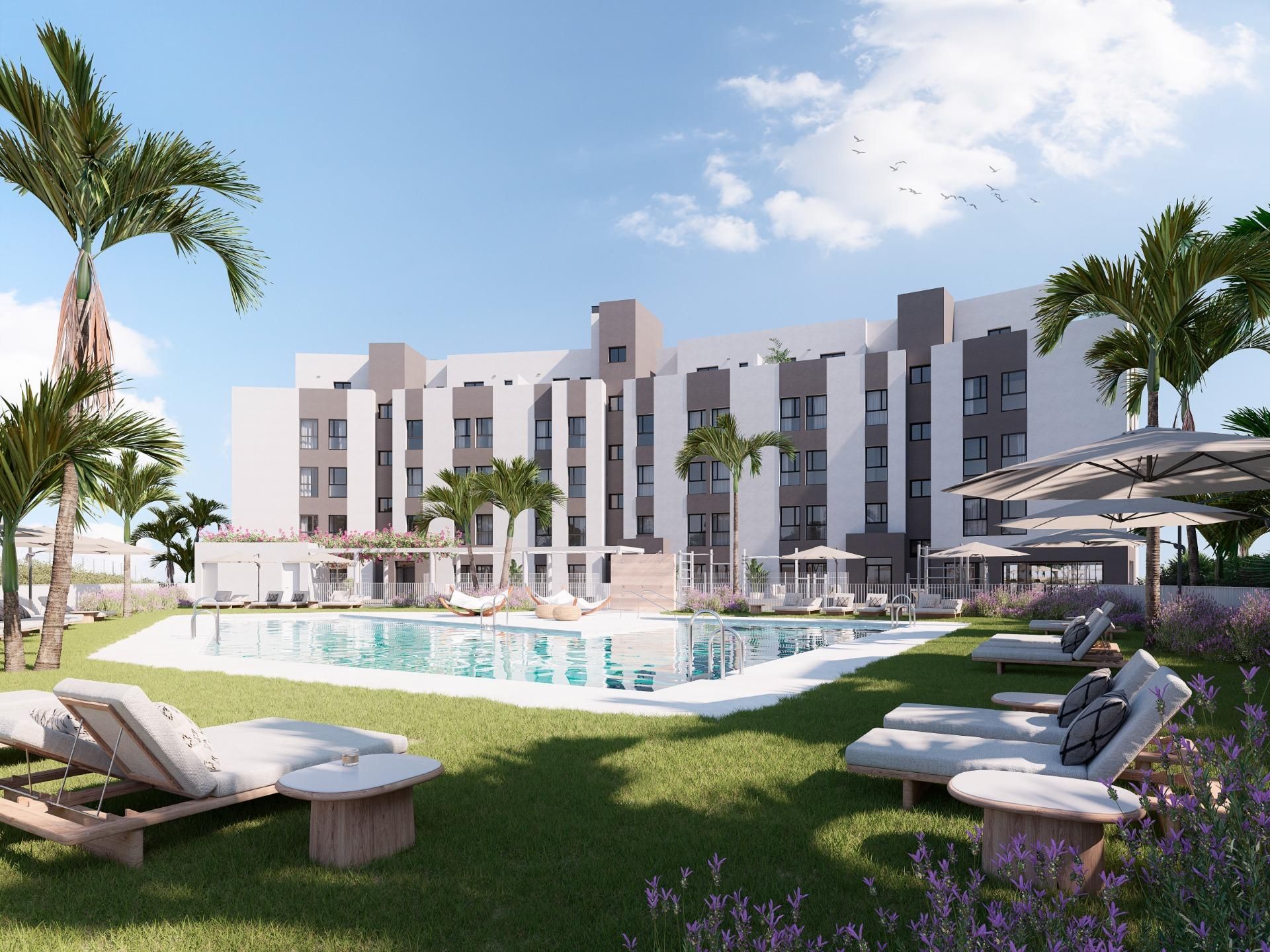 Exterior view of Apartment for sale in Mijas  with Air Conditioner, Heating and Storage room