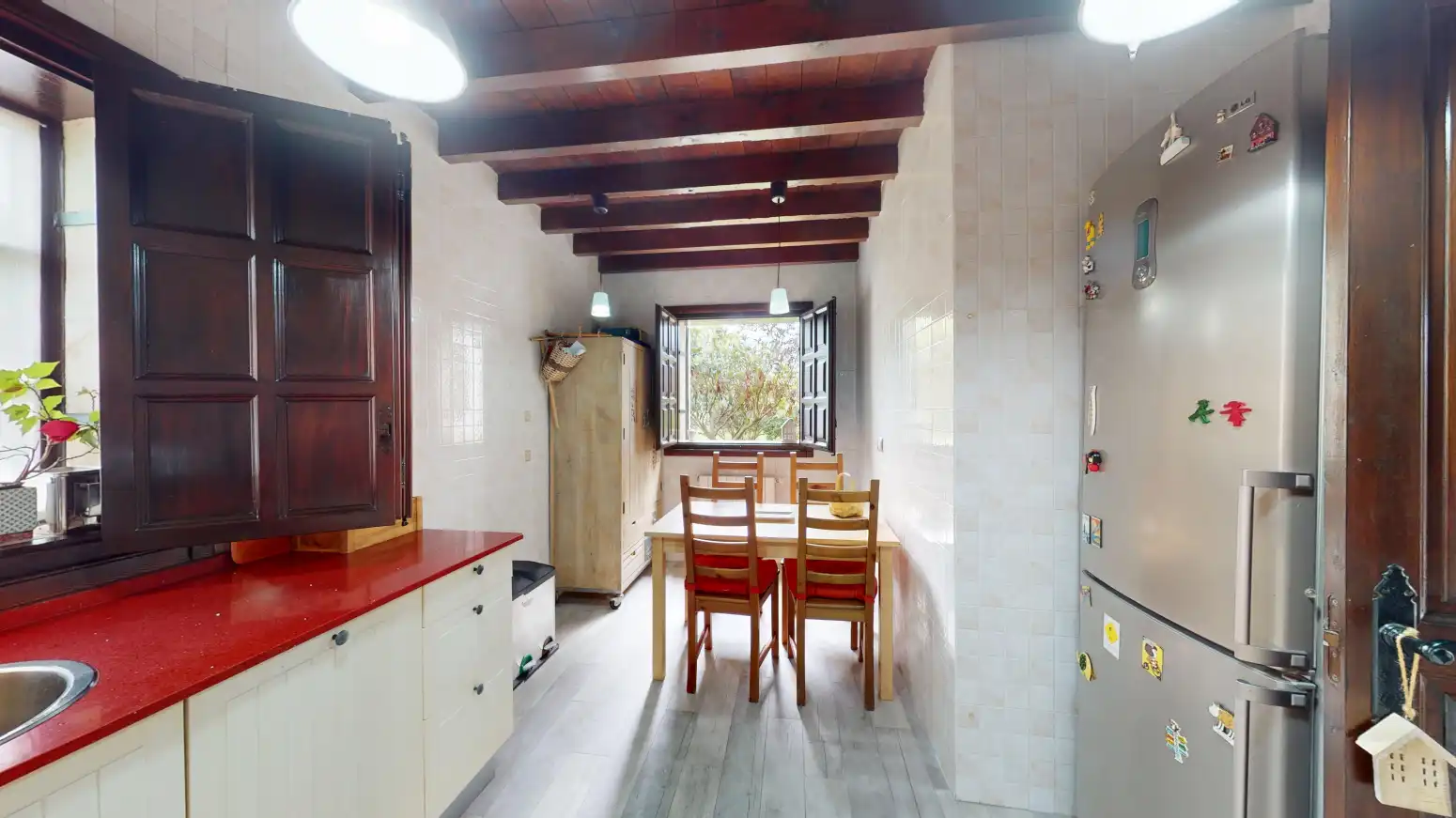 Cuina de Casa adosada en venda en Piélagos amb Jardí privat i Parquet