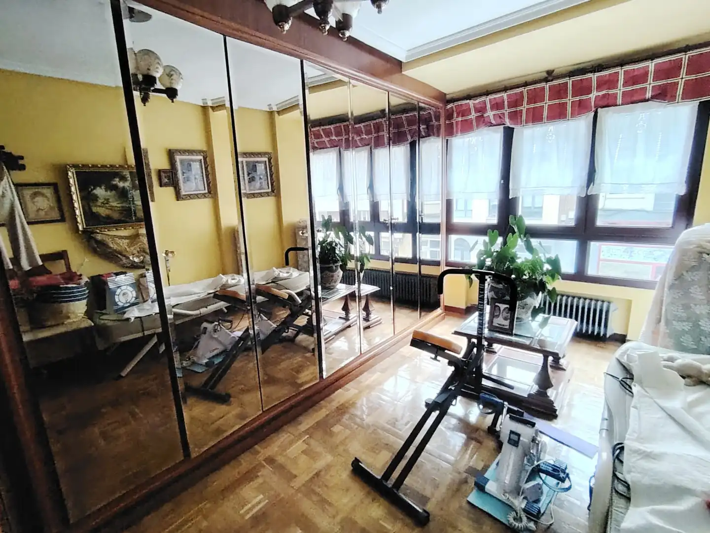 Schlafzimmer von Wohnung zum Verkauf in Gijón  mit Heizung, Parkett und Terrasse