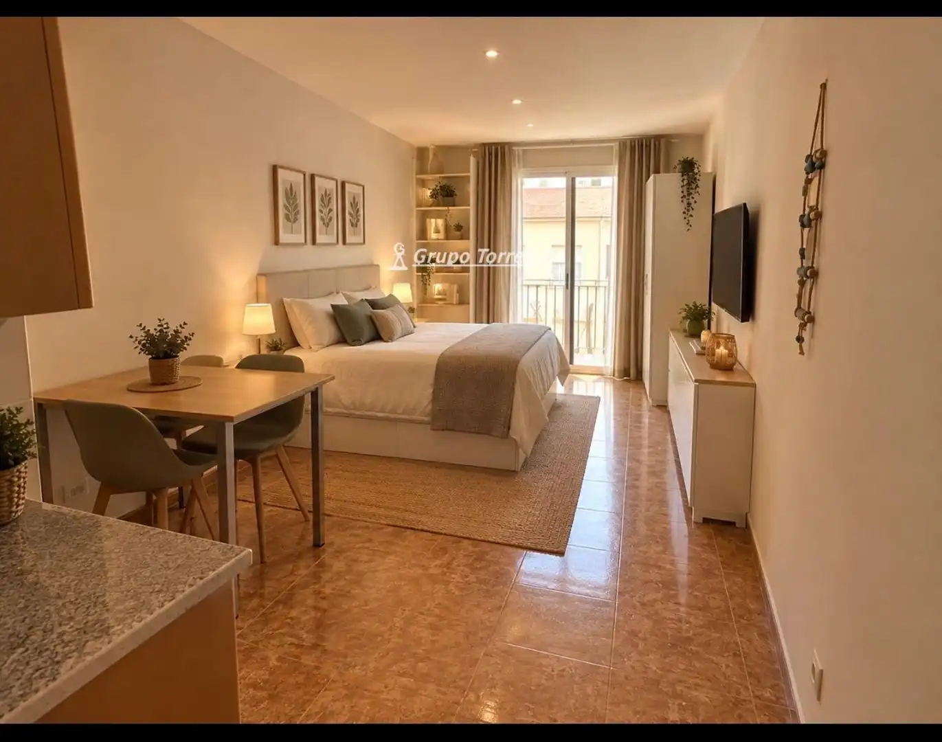 Habitación de Apartamento en venta en Torredembarra con Aire acondicionado, Calefacción y Terraza