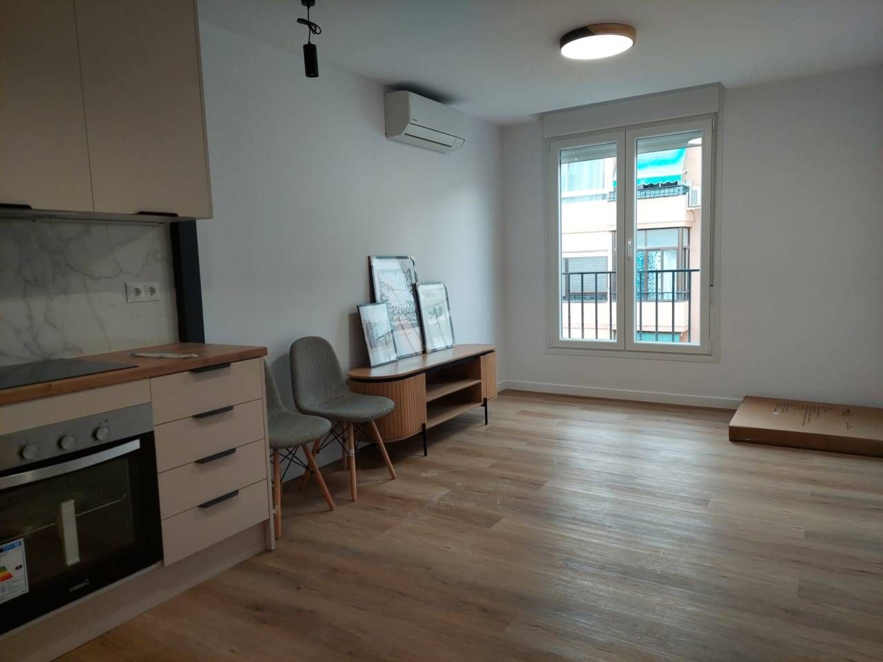 Sala d'estar de Pis de lloguer en Alicante / Alacant amb Aire condicionat, Calefacció i Terrassa