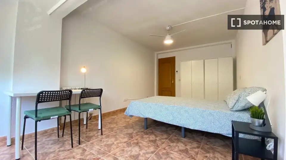 Bedroom of Flat for rent in Madrid  with Air Conditioner, Heating and Furnished