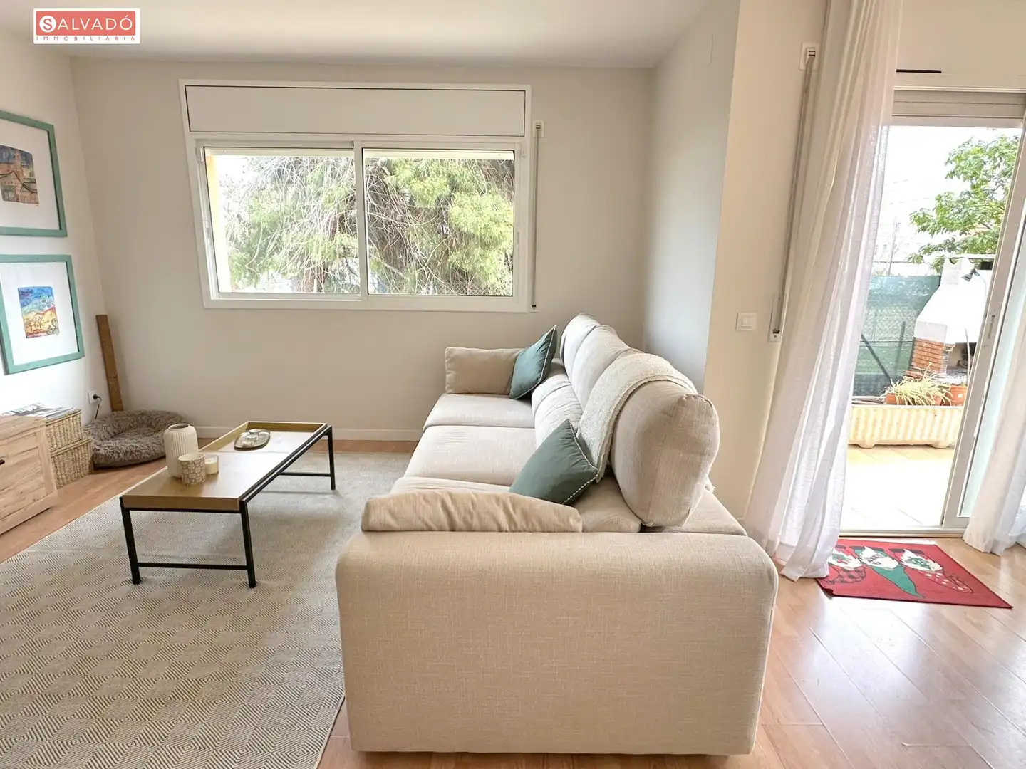 Sala de estar de Piso en venta en Calafell con Aire acondicionado, Calefacción y Jardín privado