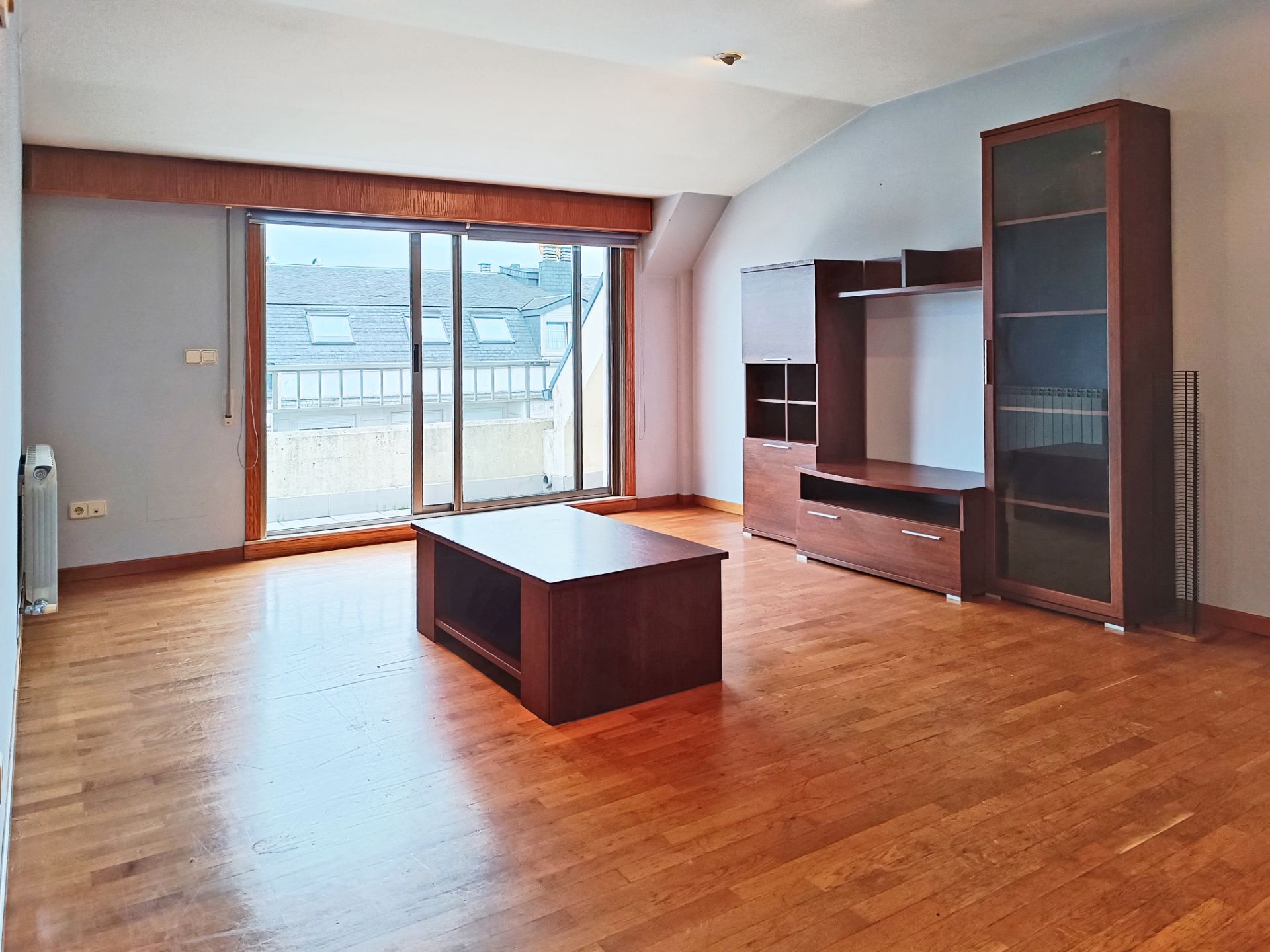 Living room of Flat for sale in Culleredo  with Heating, Parquet flooring and Terrace