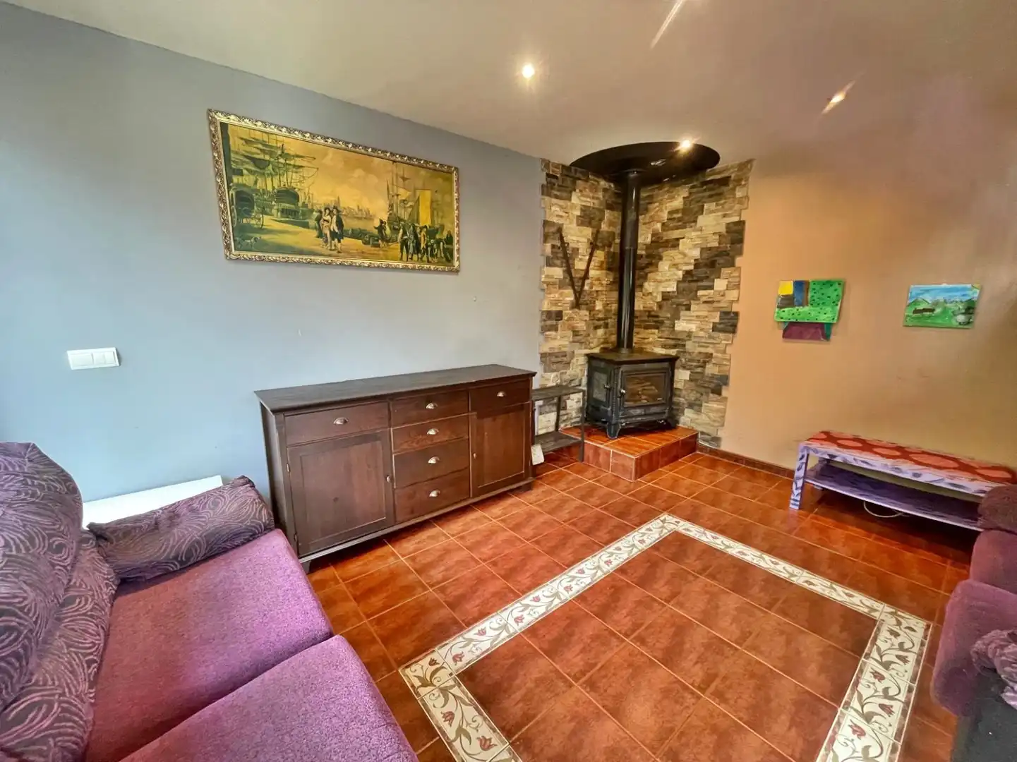 Sala de estar de Casa o chalet en venta en Piélagos con Calefacción y Parquet