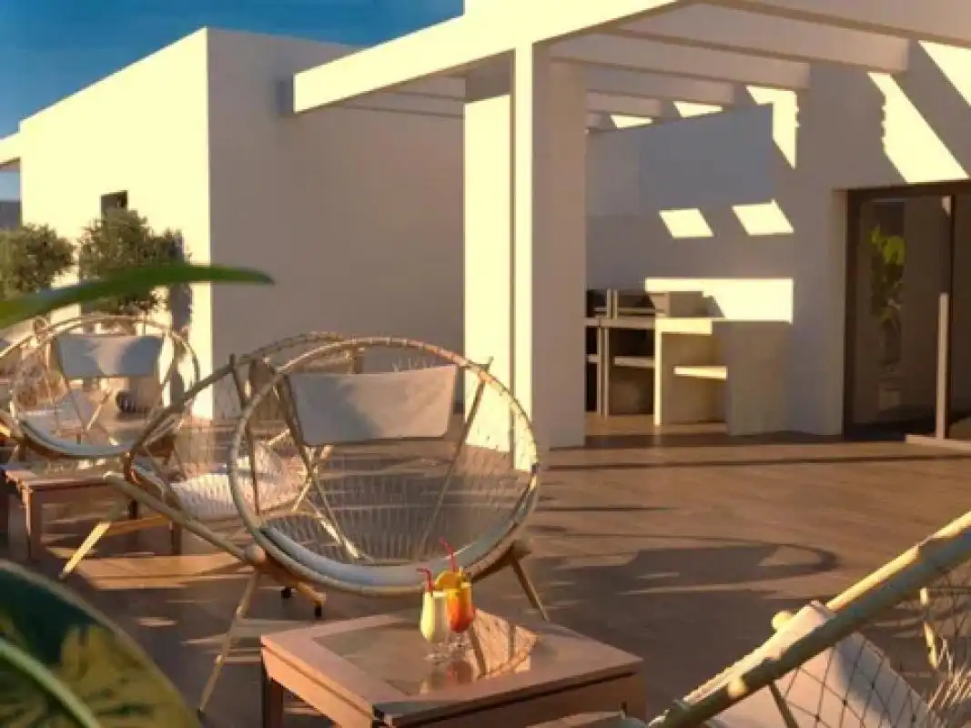 Terrasse von Wohnungen zum Verkauf in Sant Joan d'Alacant