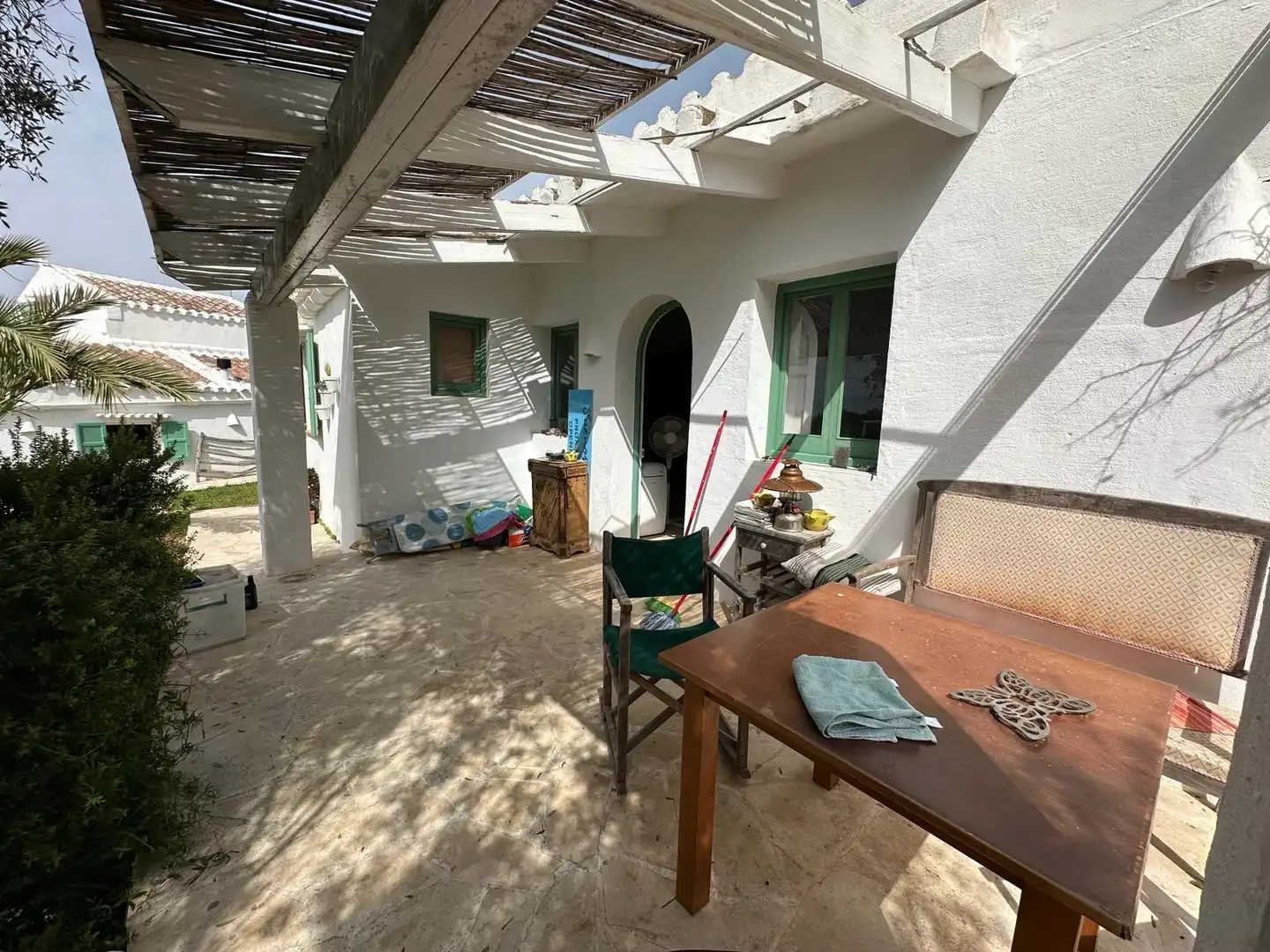 Terrassa de Casa o xalet en venda en Sant Lluís amb Jardí privat