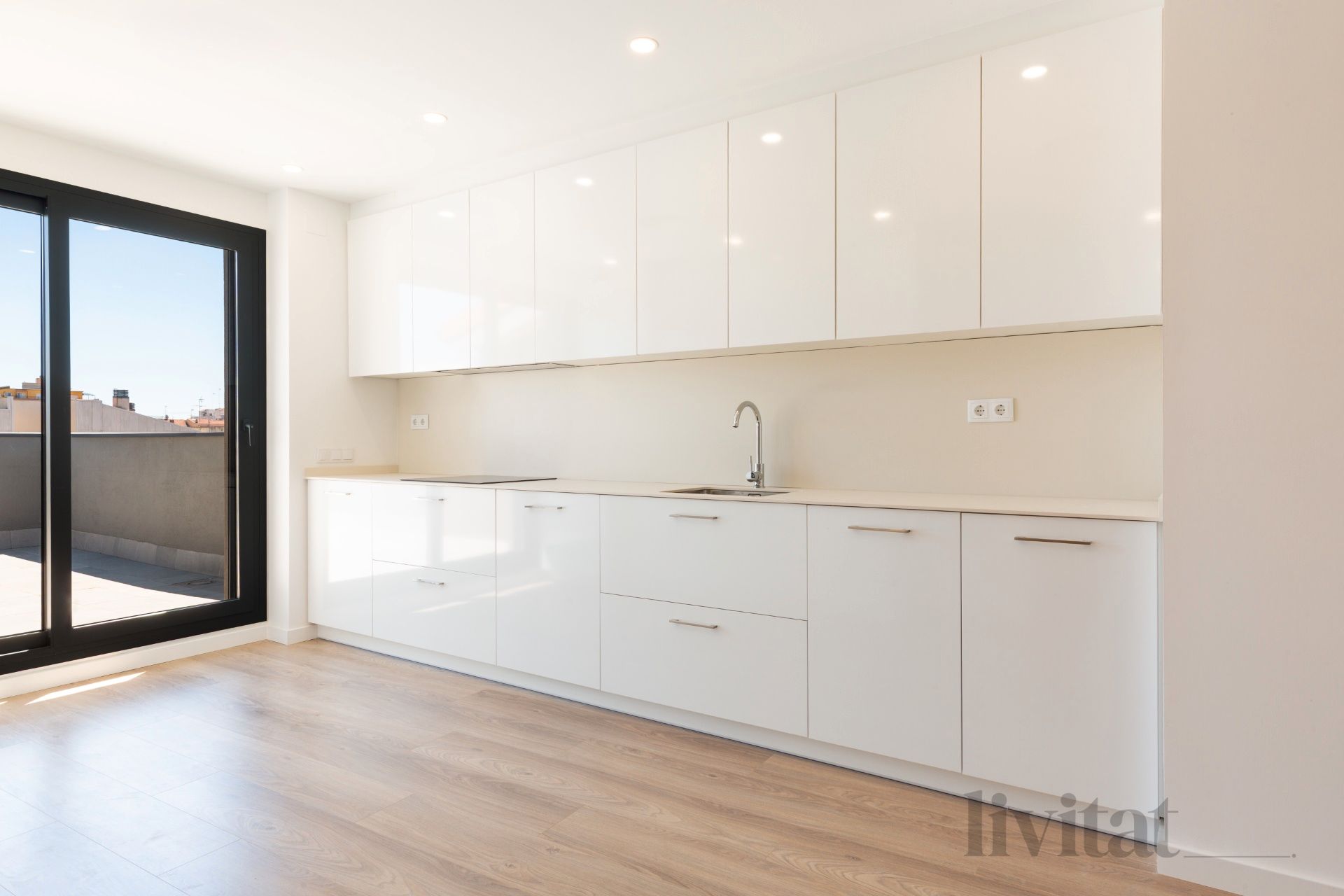 Cocina de Dúplex en venta en Terrassa con Aire acondicionado, Calefacción y Terraza