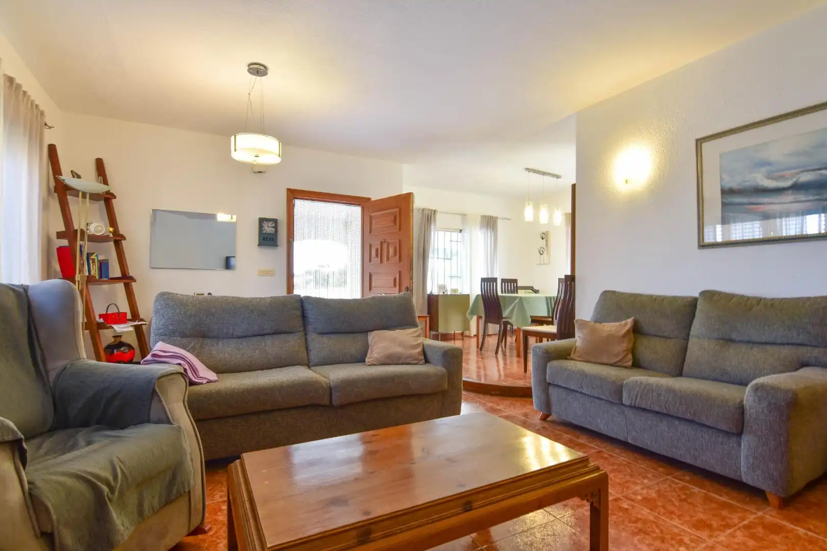 Sala de estar de Casa o chalet en venta en Benifaió con Aire acondicionado, Jardín privado y Terraza