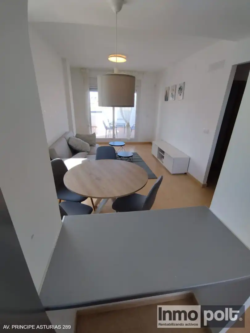 Sala de estar de Apartamento de alquiler en Torre-Pacheco con Jardín privado, Terraza y Amueblado