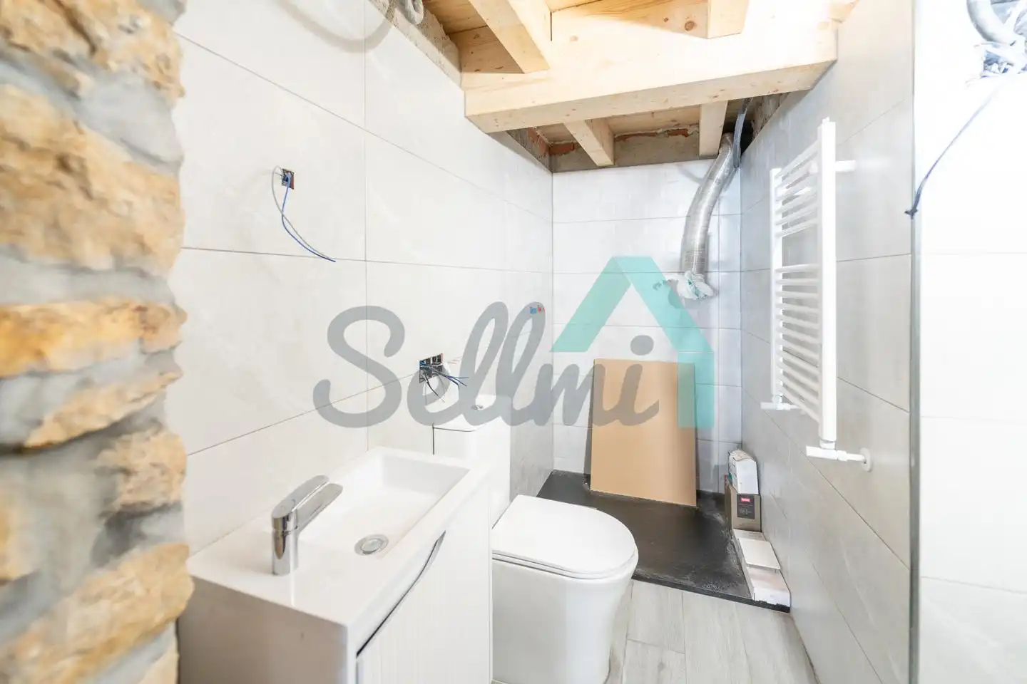 Bathroom of Houses for sale in Siero  with Heating, Private garden and Terrace