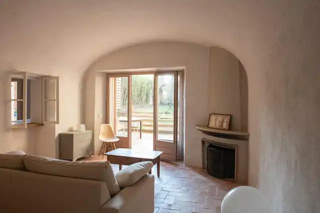 Living room of Flat for rent in Girona  with Heating, Terrace and Furnished