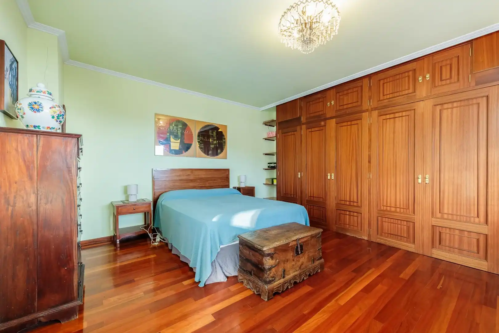 Schlafzimmer von Haus oder Chalet zum Verkauf in Moaña mit Heizung, Abstellraum und Balkon