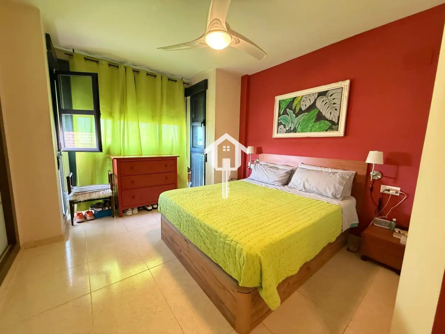 Bedroom of Flat for sale in San Vicente del Raspeig / Sant Vicent del Raspeig  with Air Conditioner, Private garden and Furnished