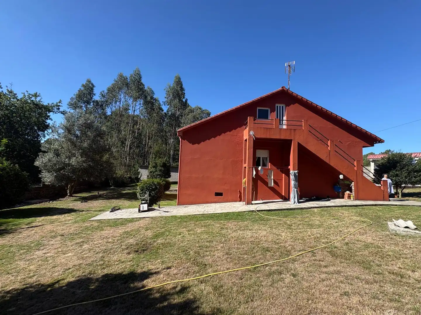 Vista exterior de Casa o chalet en venta en Covelo con Jardín privado, Trastero y Amueblado