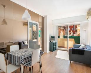Living room of Apartment to rent in  Barcelona Capital  with Air Conditioner, Heating and Furnished