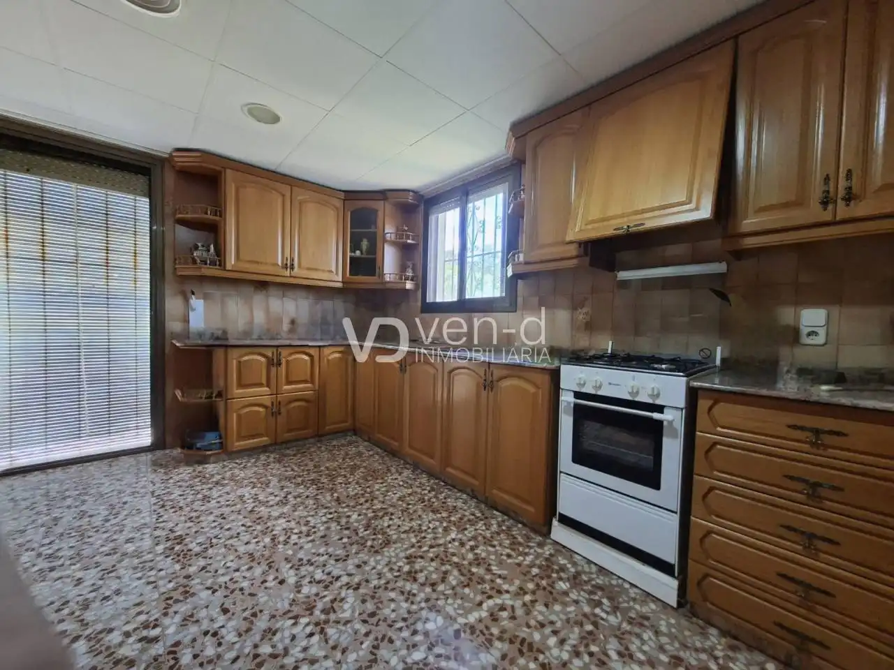 Cocina de Casa o chalet en venta en Enguera con Aire acondicionado, Calefacción y Jardín privado