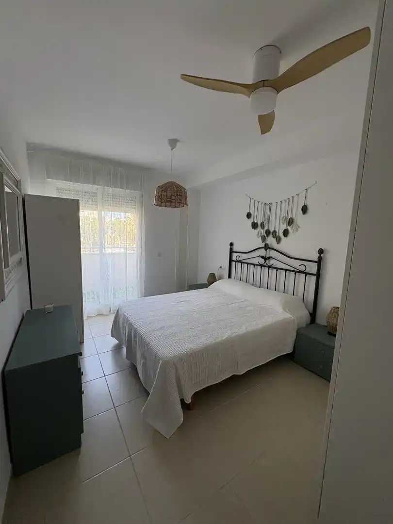 Schlafzimmer von Wohnung zur Miete in Carboneras mit Klimaanlage, Schwimmbad und Möbliert