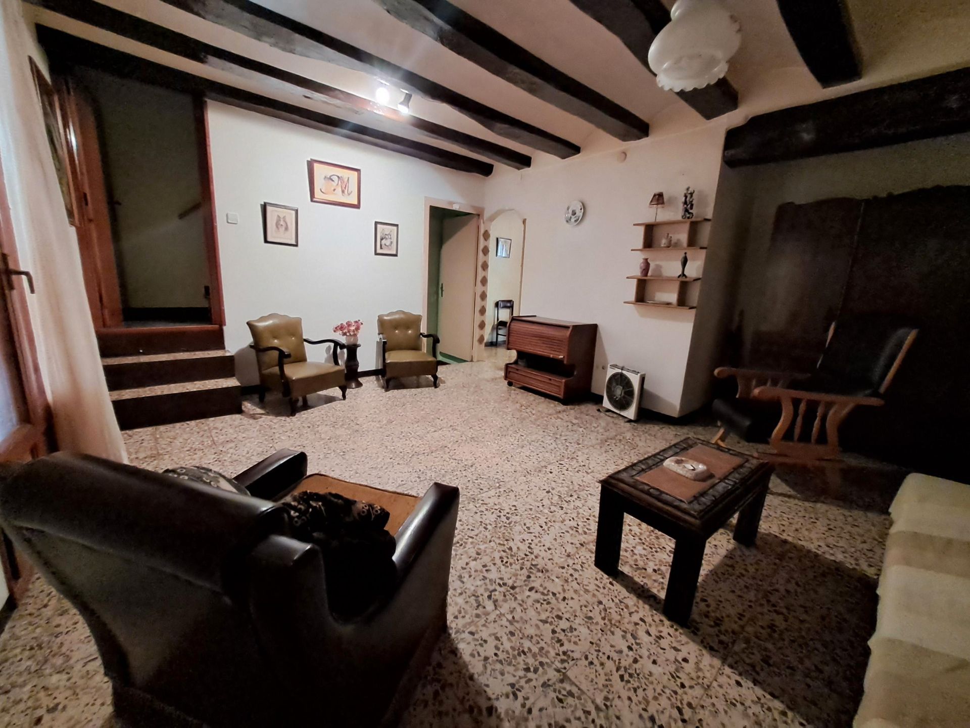 Sala de estar de Finca rústica en venta en Ginestar con Terraza, Amueblado y Horno