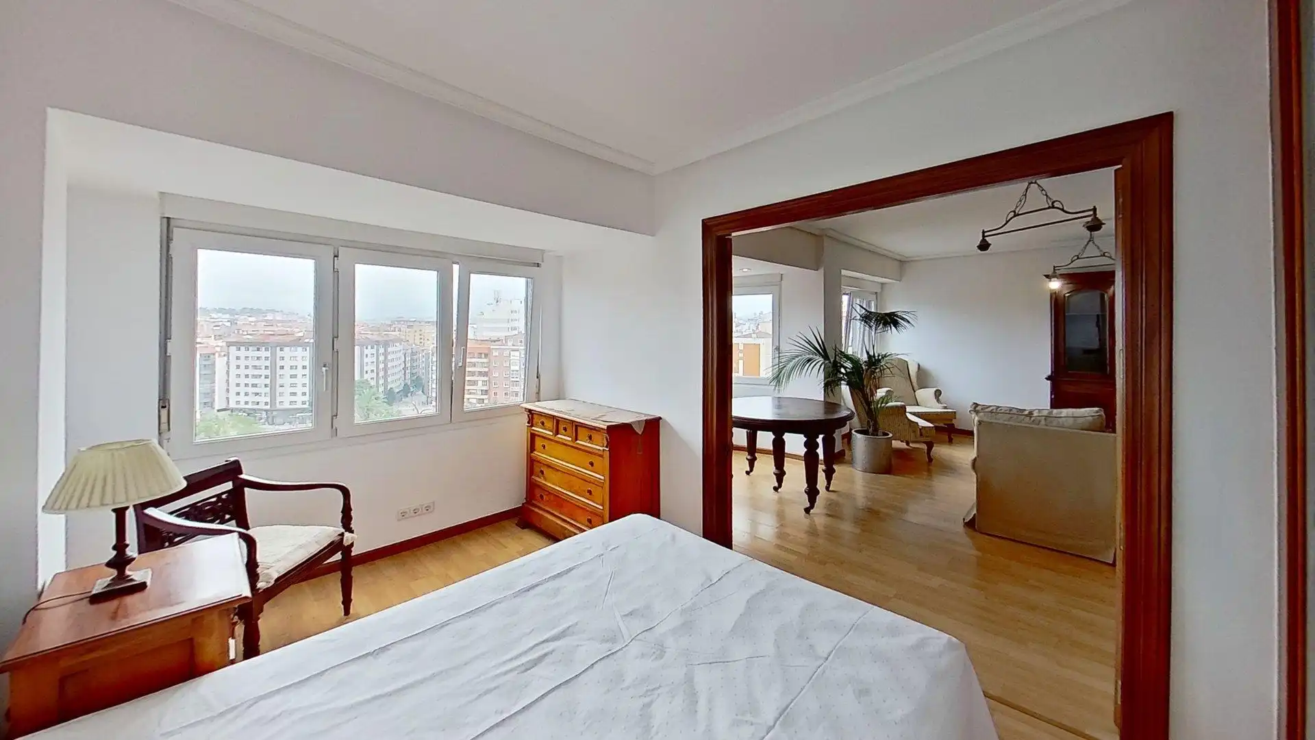 Bedroom of Flat for sale in Gijón 