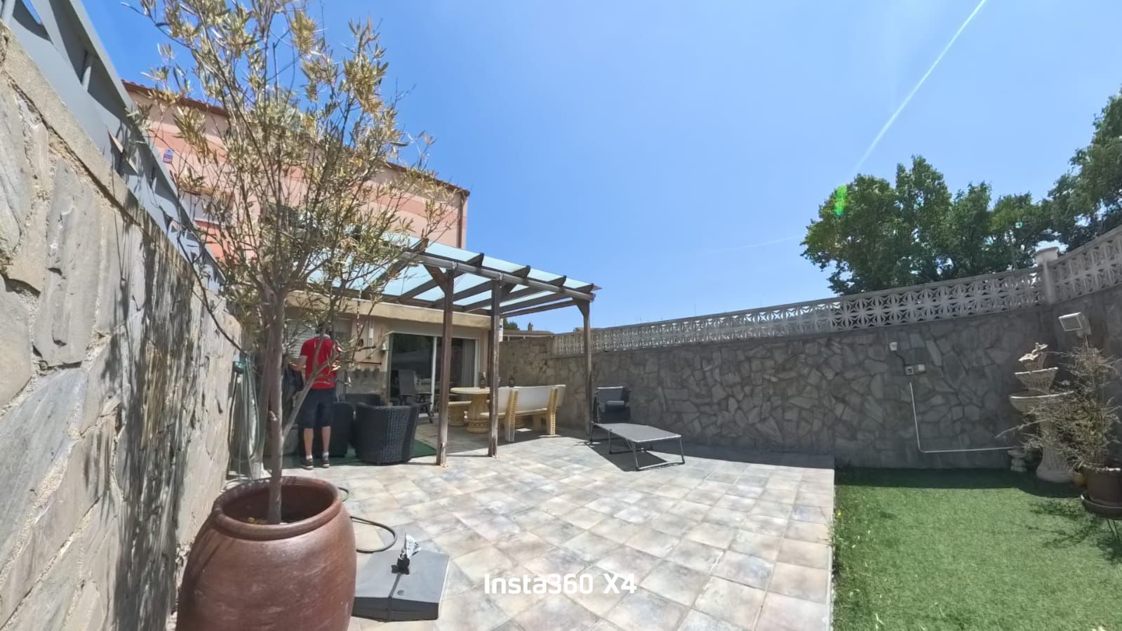 Terrassa de Casa adosada en venda en Cabra del Camp amb Calefacció, Jardí privat i Terrassa