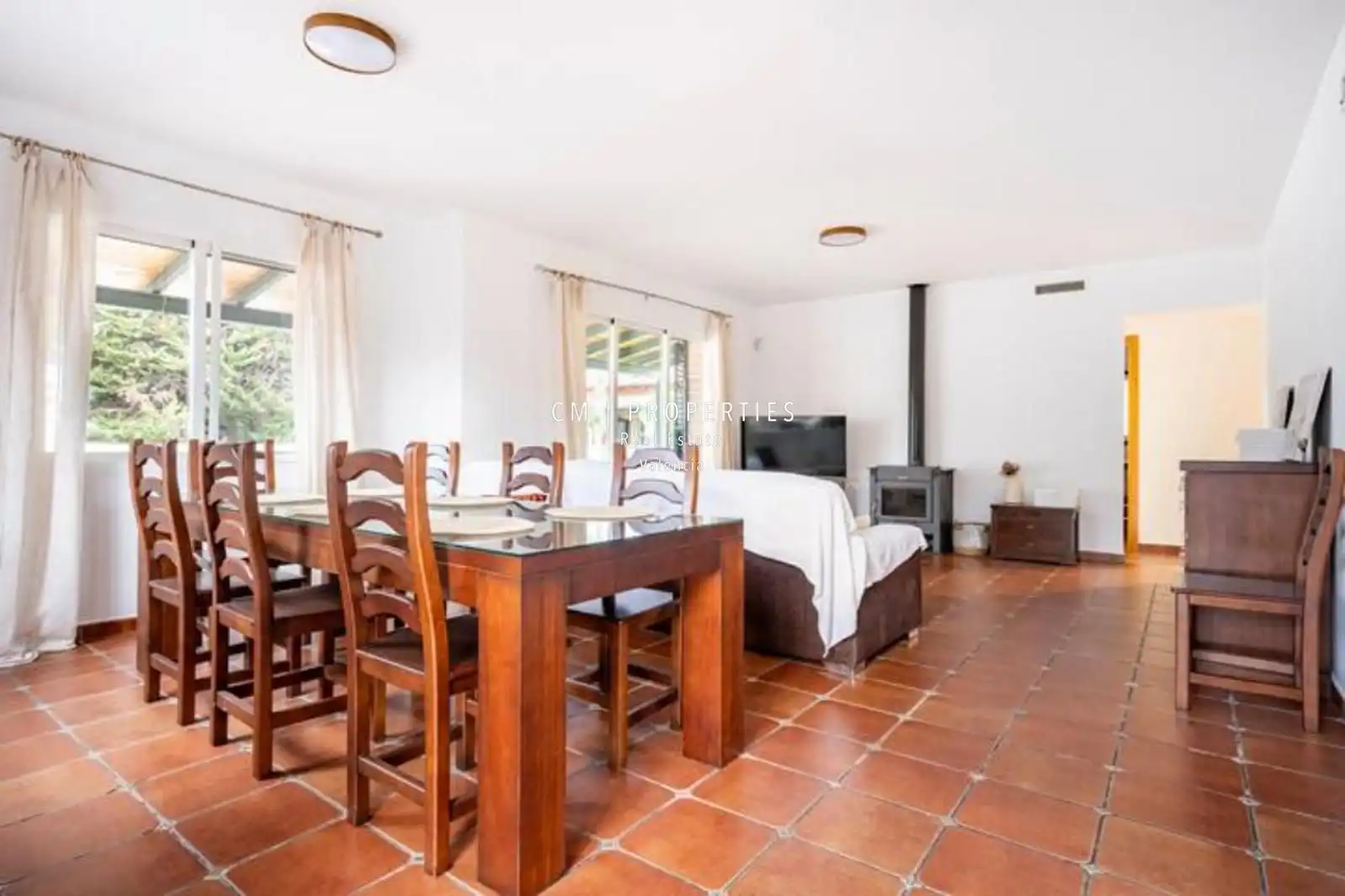 Dining room of Houses for rent in Riba-roja de Túria  with Air Conditioner, Heating and Terrace