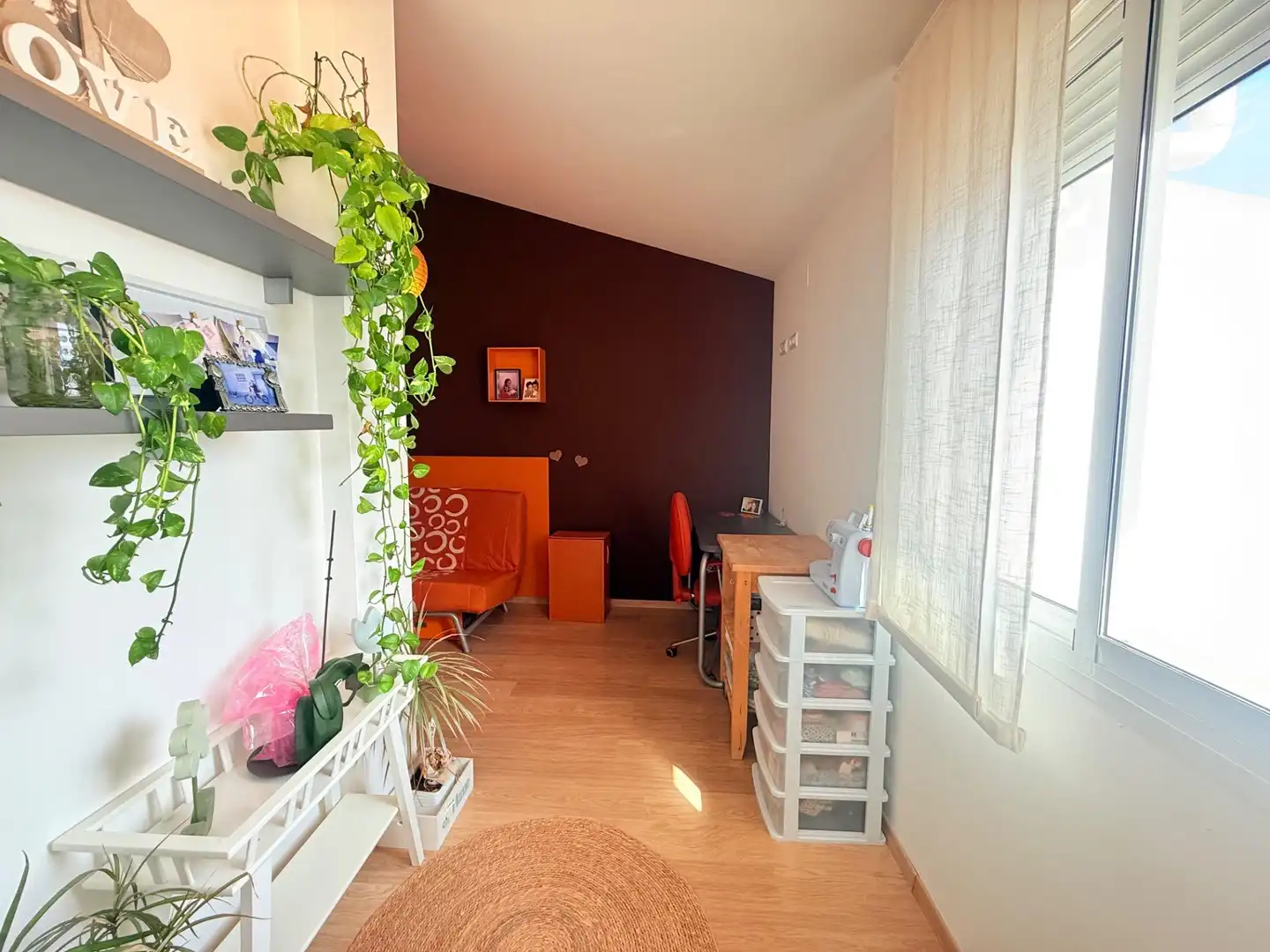 Sala de estar de Ático en venta en Sant Jaume d'Enveja con Aire acondicionado, Parquet y Terraza