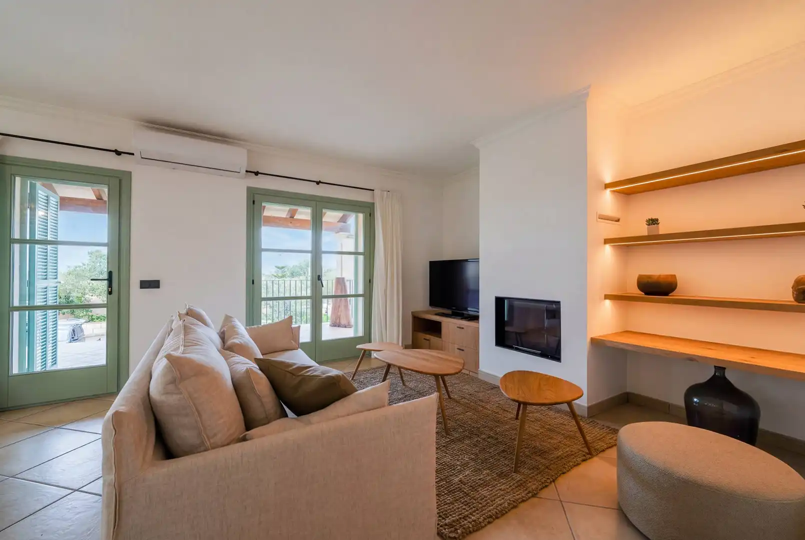 Sala de estar de Casa o chalet en venta en Sineu con Aire acondicionado, Calefacción y Jardín privado