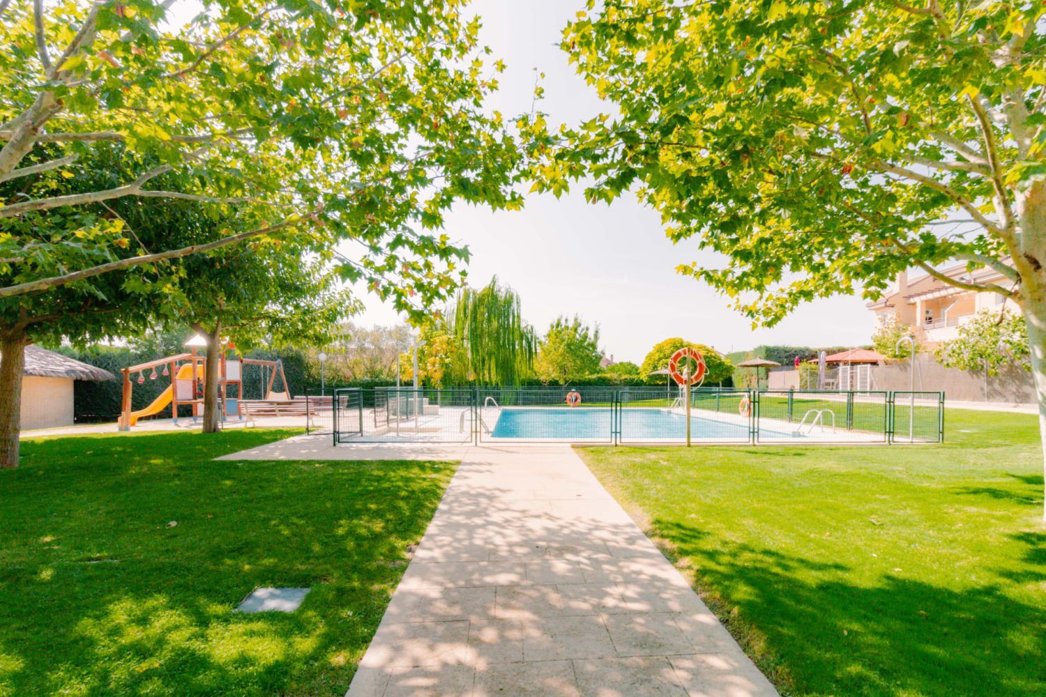 Swimming pool of Apartment to rent in Villanueva de la Cañada  with Heating and Parquet flooring