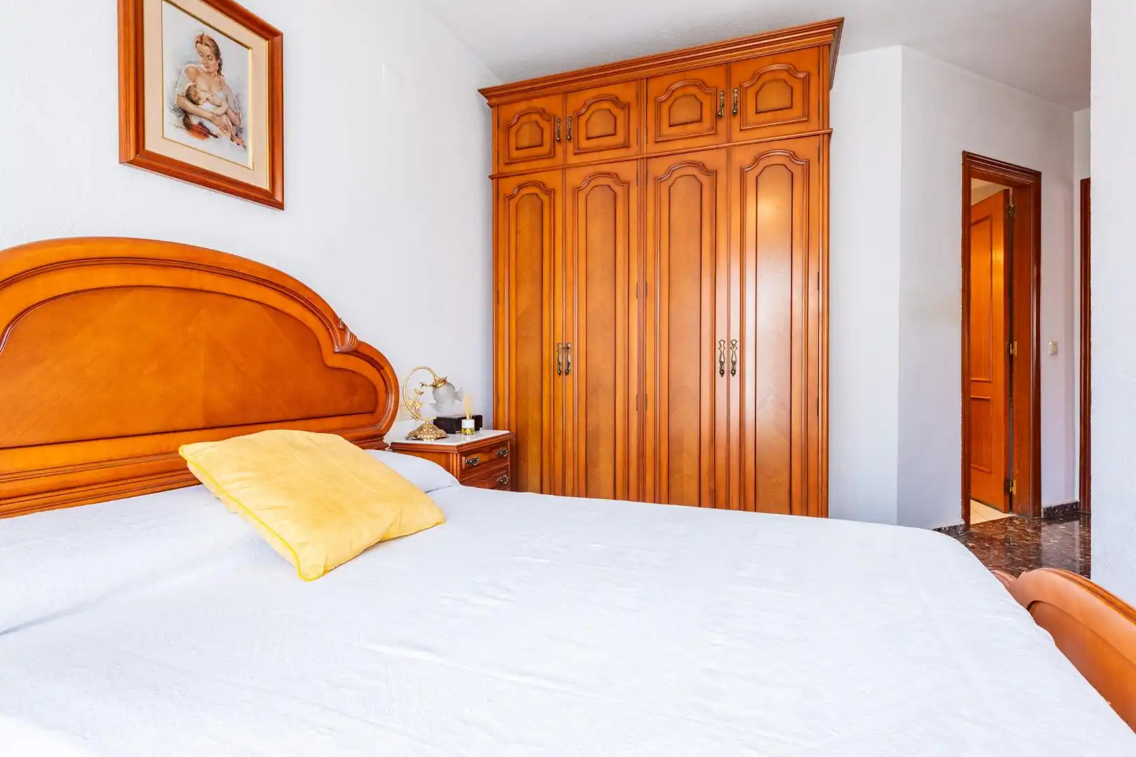 Bedroom of Flat for sale in Mislata  with Air Conditioner, Heating and Balcony