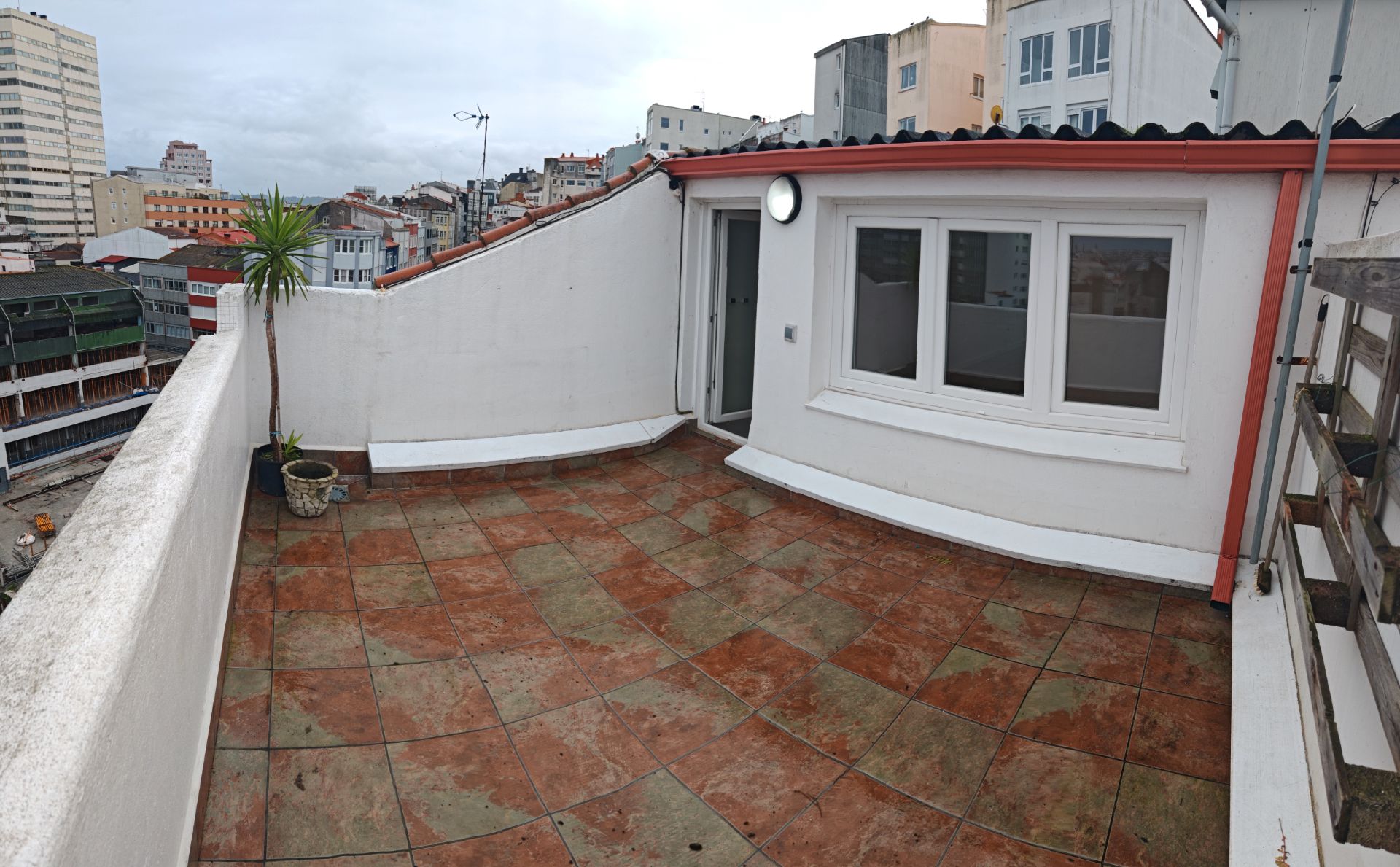 Terrace of Attic to rent in A Coruña Capital   with Terrace, Washing machine and Pets allowed
